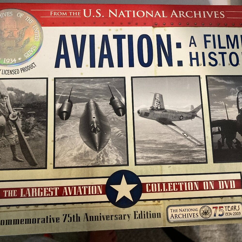 Aviation History 24 DVD set + Allied Bombers VHS + Red October CD